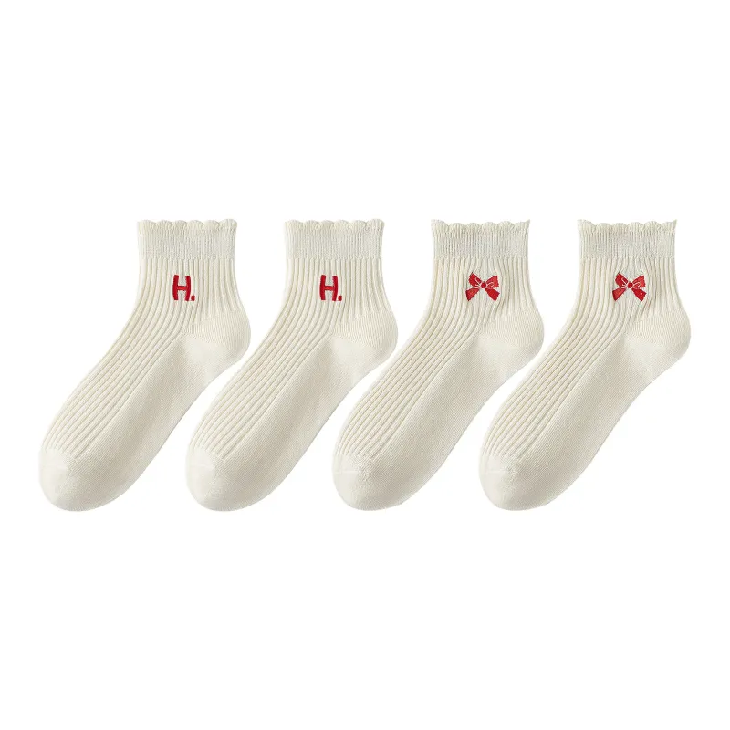 XXLLG Ankle Socks Women's 4 Pack-6