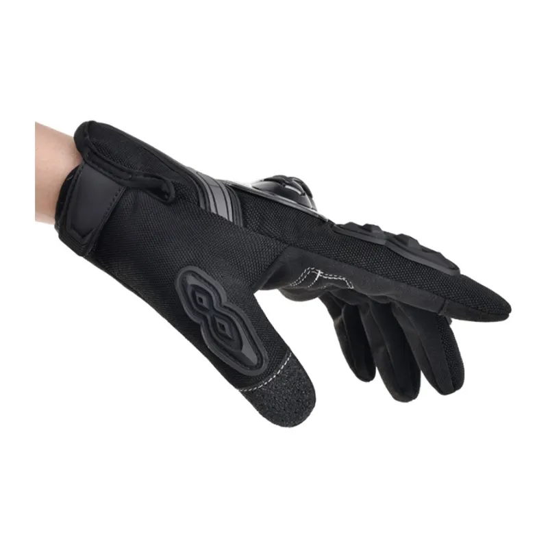 BOODUN Riding Equipment Cycling Glove Unisex Microfiber Black-1