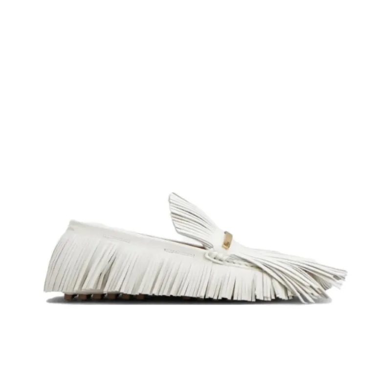 TOD'S Fringed Slip On Loafers Women's-1