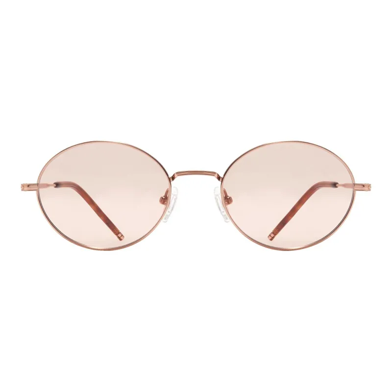 CARIN Pure Titanium Β Titanium Oval Sunglasses Unisex-9