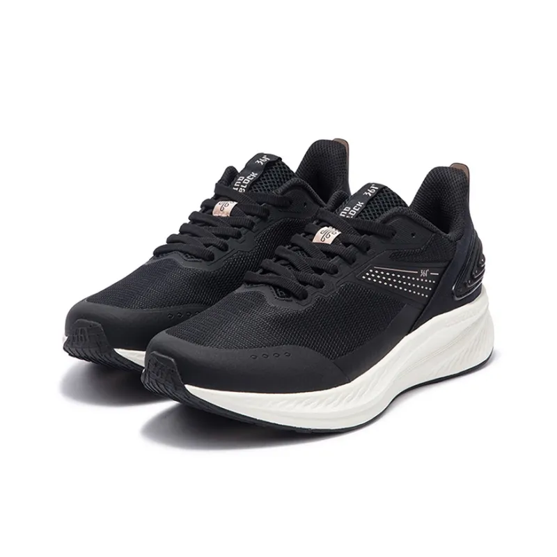 361° Anti-Slip Wear-Resistant Low-Top Casual Running Shoes Women's Black-2