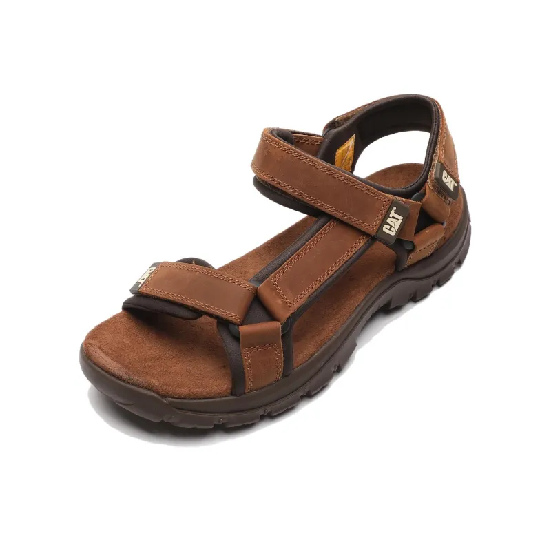 CAT Beach Sandals Men Brown-0