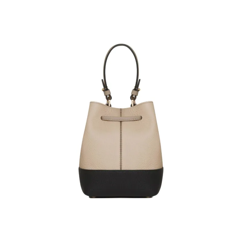 Strathberry Grained Calfskin Handbag Shoulder Bag Crossbody Bag Women's Black/White Wheat-2