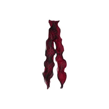 Burberry Silk Silk Scarves Women's Red