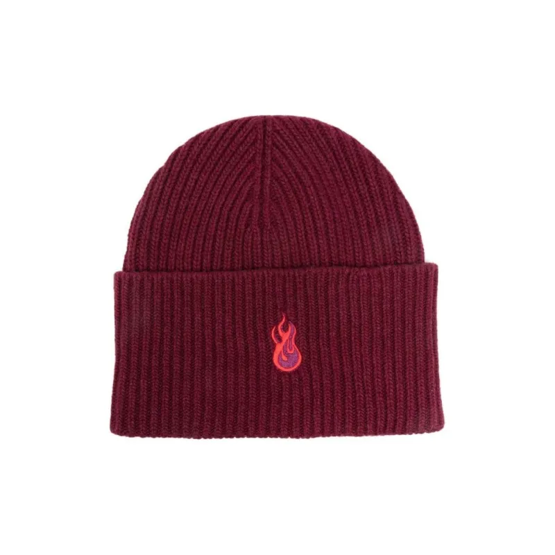 Vision Of Super Flame-embroidered Beanie-0