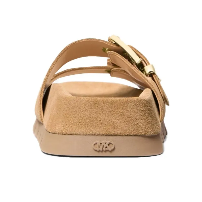 MICHAEL KORS Slide Slippers Women's Brown-4