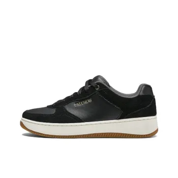 Skechers Court Classics Anti Slip Wear Resistant Low Top Skateboard Shoes Men's Black