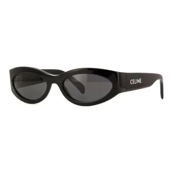 CELINE Acetate Cat Eye Sunglasses Women's Black