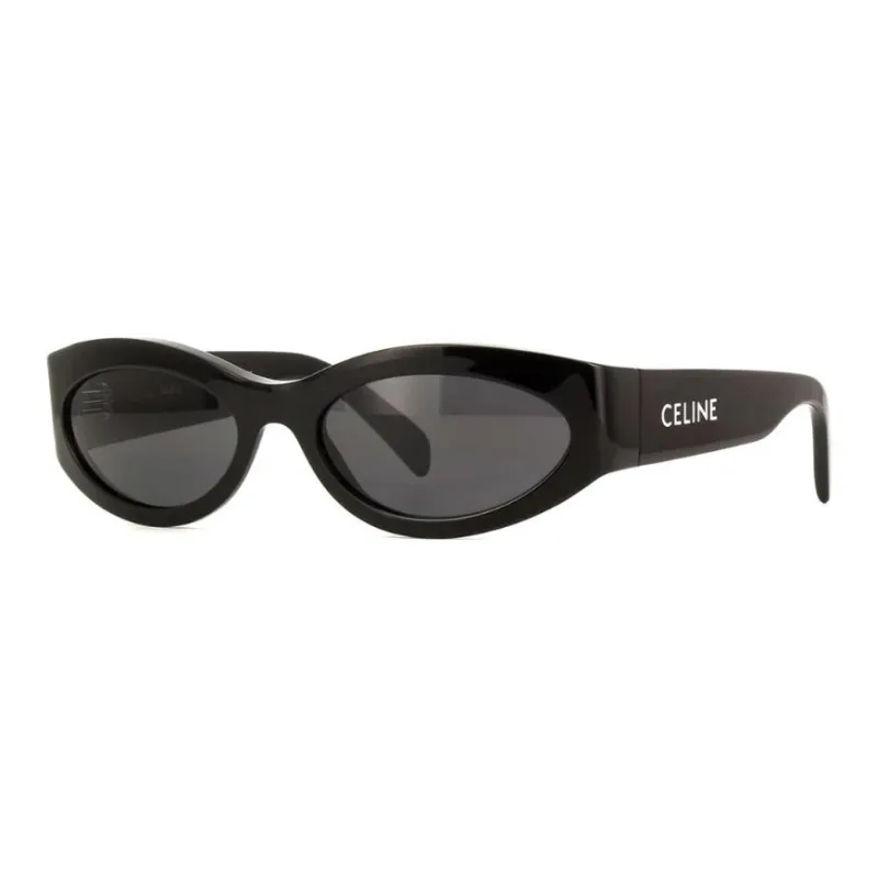 CELINE Acetate Cat Eye Sunglasses Women's Black-0