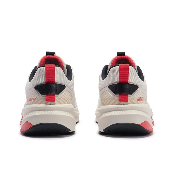 361° Rain Screen Anti Slip Wear Resistant Low Top Running Shoes Men's Sparrow Flower Red-3