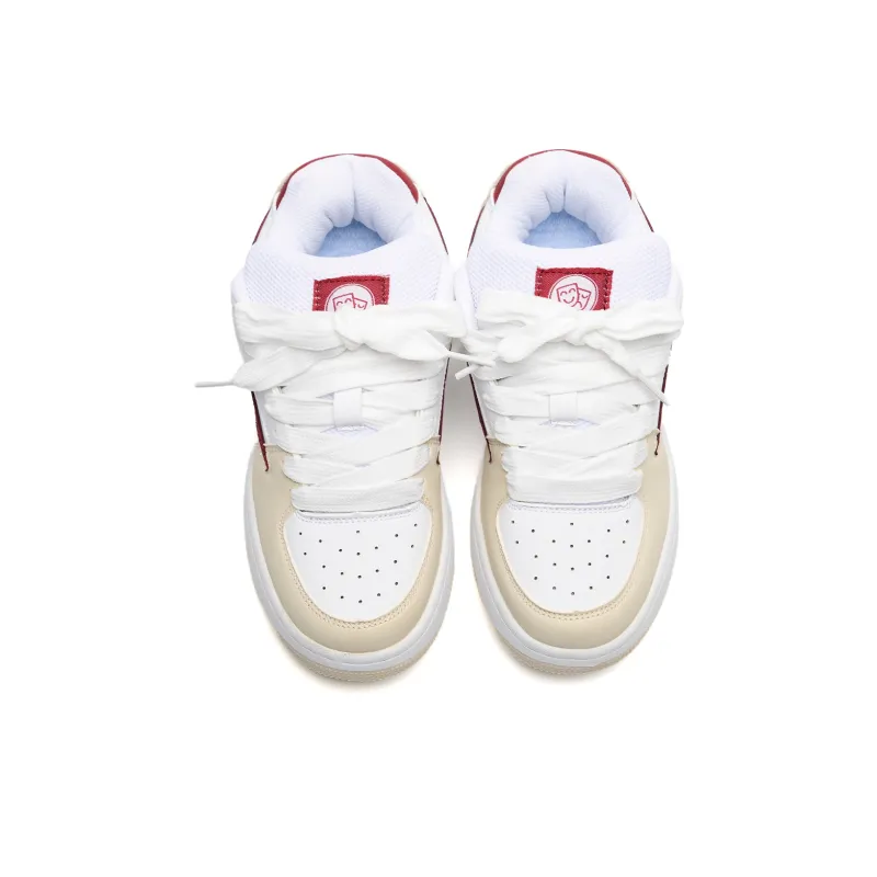 OAOQ Wear-resistant And Lightweight Low-Top Casual Shoes Unisex Light Moon-18