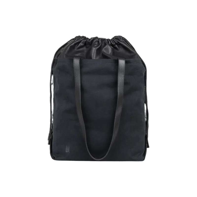Timbuk2 Leather One Shoulder Handbags Unisex Pitch Black-1