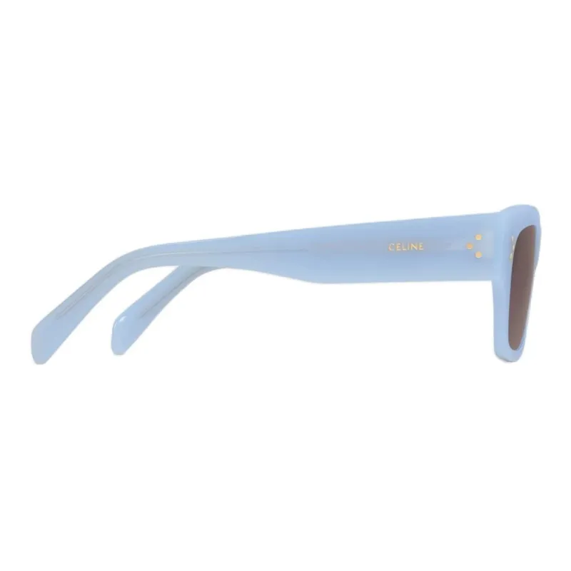 CELINE Acetate Rectangular Sunglasses Men's Blue-2