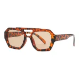 Leopard Print Frame with Champagne Lens