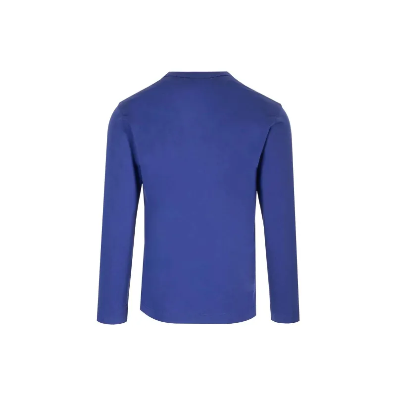Comme Des Garçons Shirt Logo Printed Long Sleeved T Shirt-1
