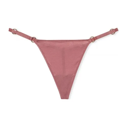 Victoria's Secret Very Sexy V-Hardware Adjustable V-String Panty / V R Underpants Women's 1 Pack Vintage Rose