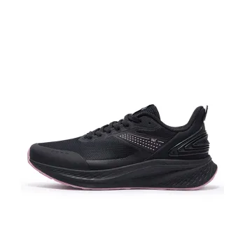 361° Anti Slip Wear Resistant Low Top Casual Running Shoes Women's Black Pink