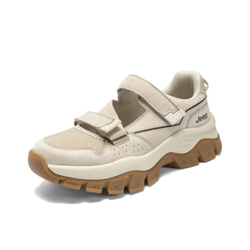 Jeep Sports Sandals For Outdoor Mountaineering Anti Slip Wear Resistant Low Top Hiking Shoes Women's-1