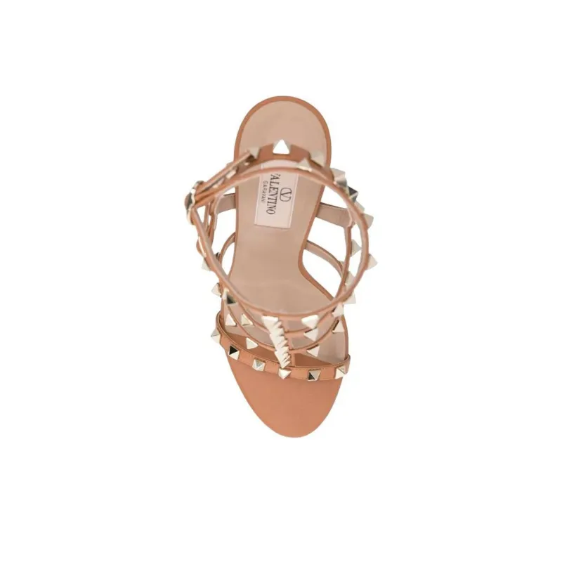 Valentino Garavani Rockstud Open Toe Sandals Women's-4