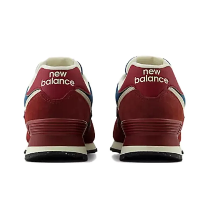 New Balance 574 Classic Crimson Mercury Red-4