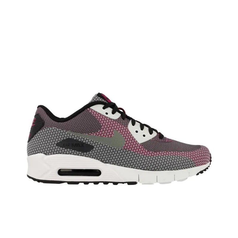 Nike Air Max 90 Anti Slip Wear Resistant Low Top Casual Shoes Unisex Gray Pink-1