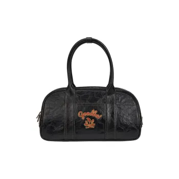 GOOD BAI Artificial Leather Boston Bag Handbags Unisex Black