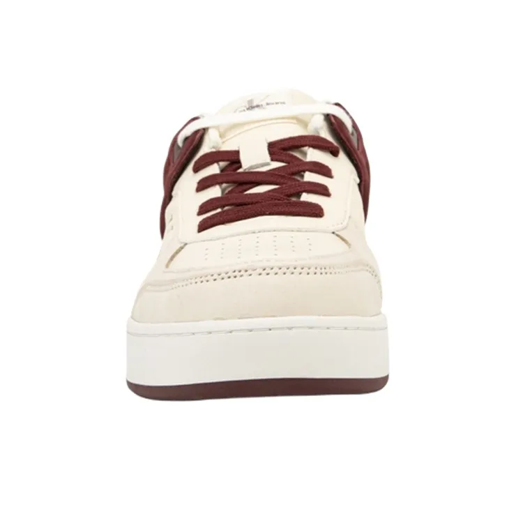 CKJ CALVIN KLEIN JEANS Low-Top Skateboard Shoes Men's Cow Ivory-1