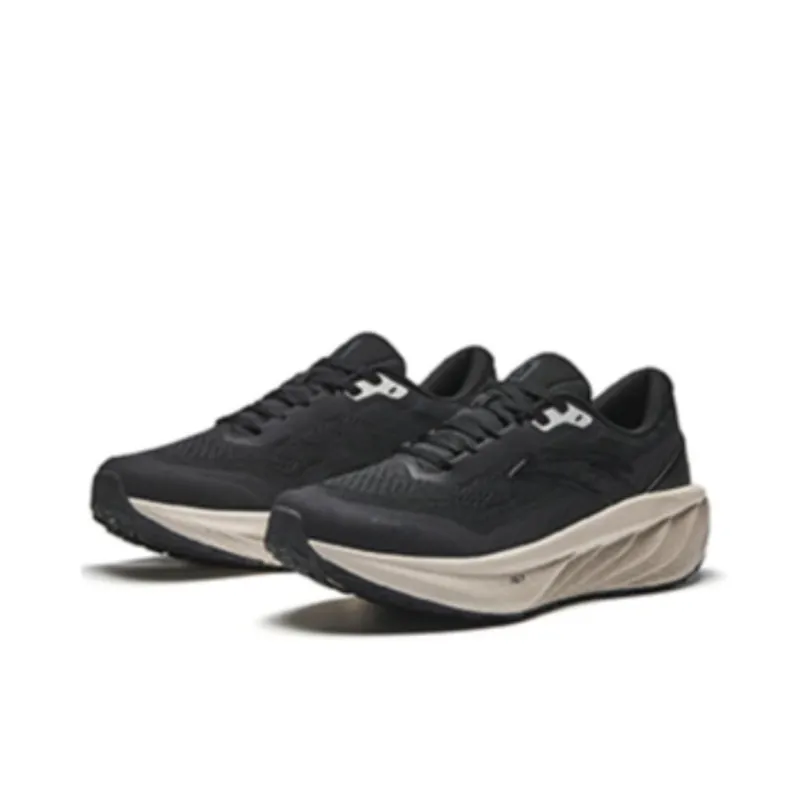 Anta Cloud Journey Anti Slip Wear Resistant Low Top Casual Running Shoes Women's Black-1