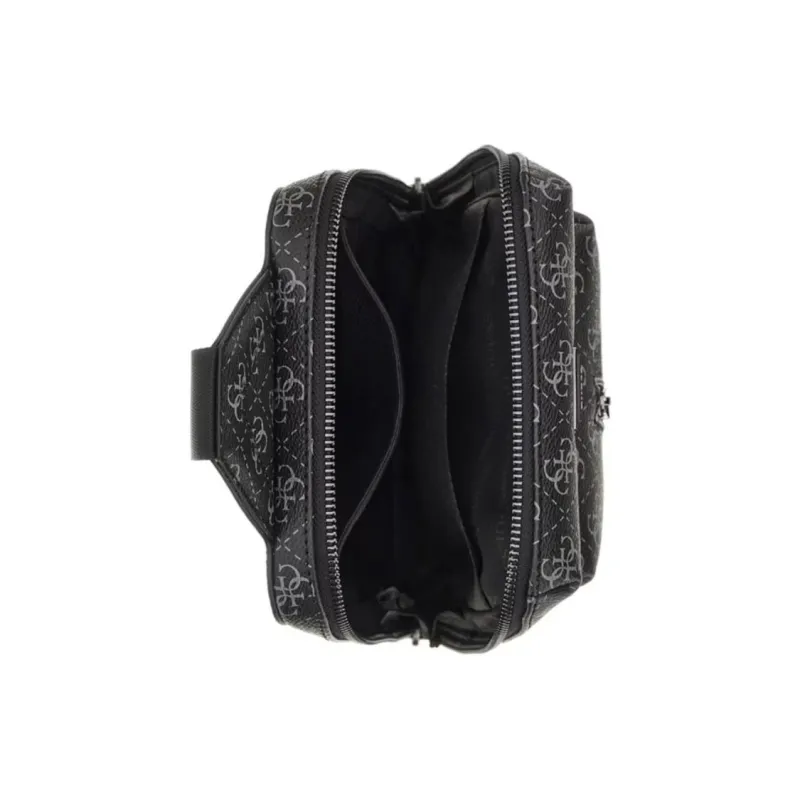 GUESS Recycled Fabric Shoulder Bag Crossbody Bag Regular Men's Black-1