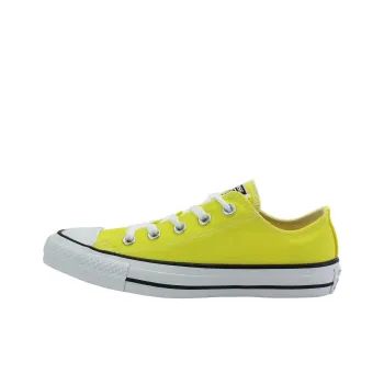 Converse CTAS Anti-Slip Wear-Resistant Low-Top Canvas Shoes Unisex Yellow