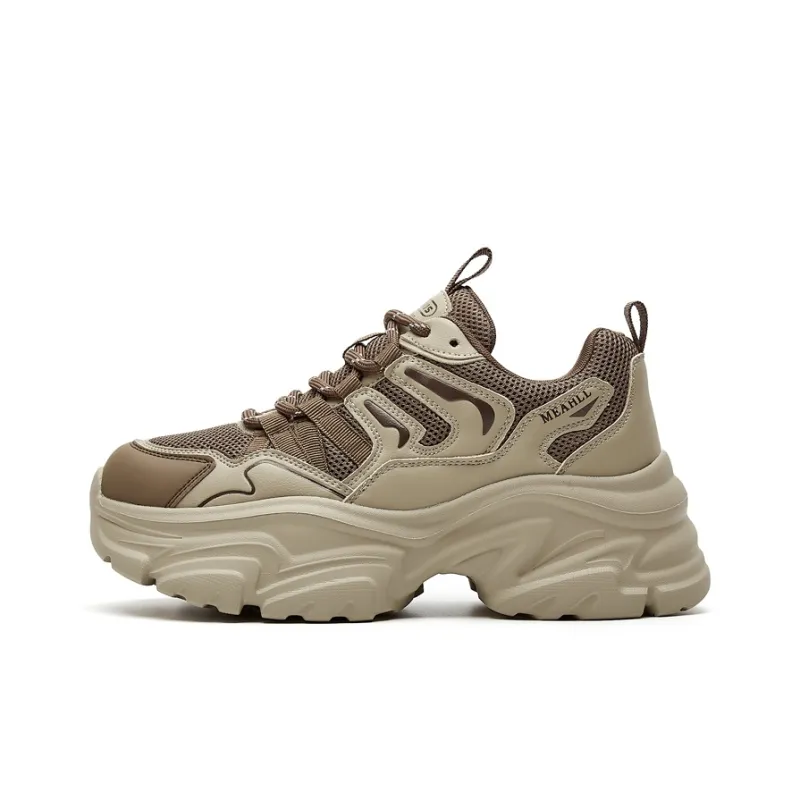 SIMBA'S PRIDE Abrasion Resistant Height Increasing Chunky Sneakers Women's-6