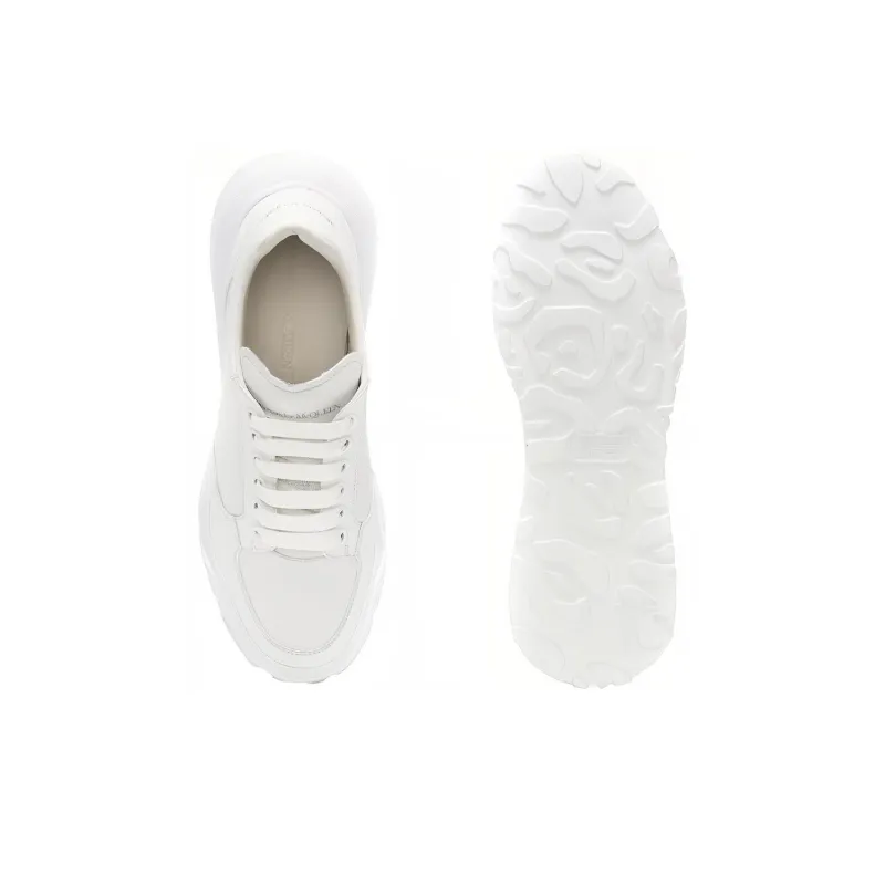 Alexander McQueen Court Trainers 'White Leather'-4
