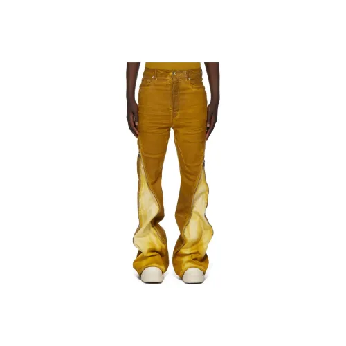 Rick Owens DRKSHDW Jeans Men Ochre