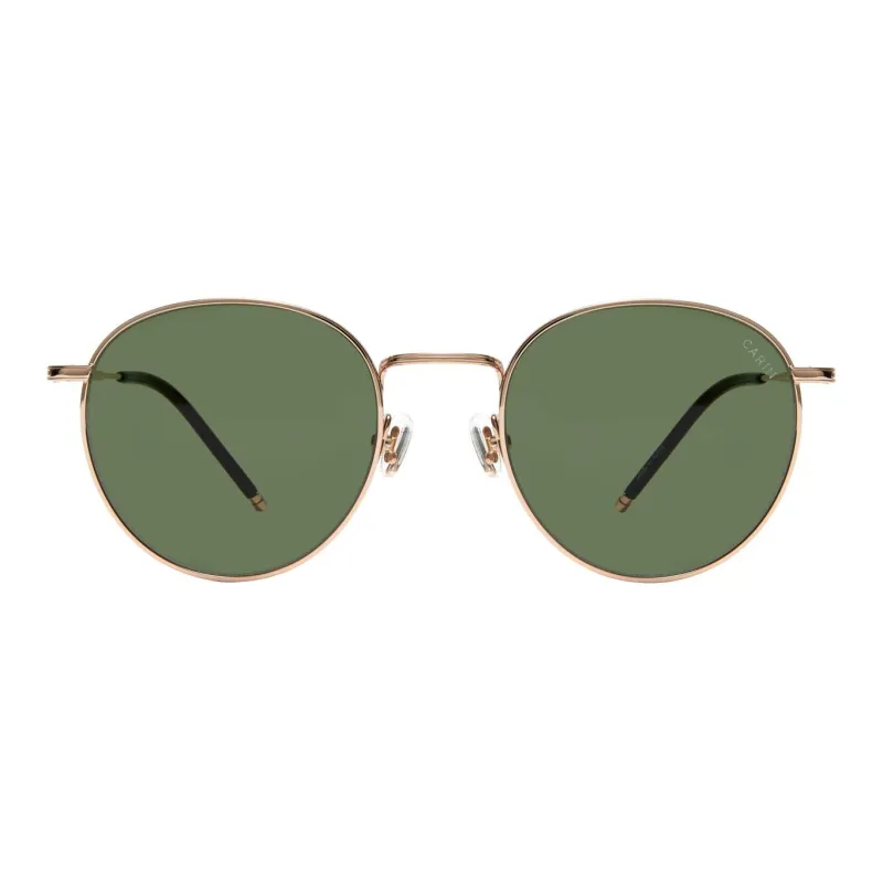 CARIN Pure Titanium Round Sun Protection UV Protection Sunglasses Unisex-0