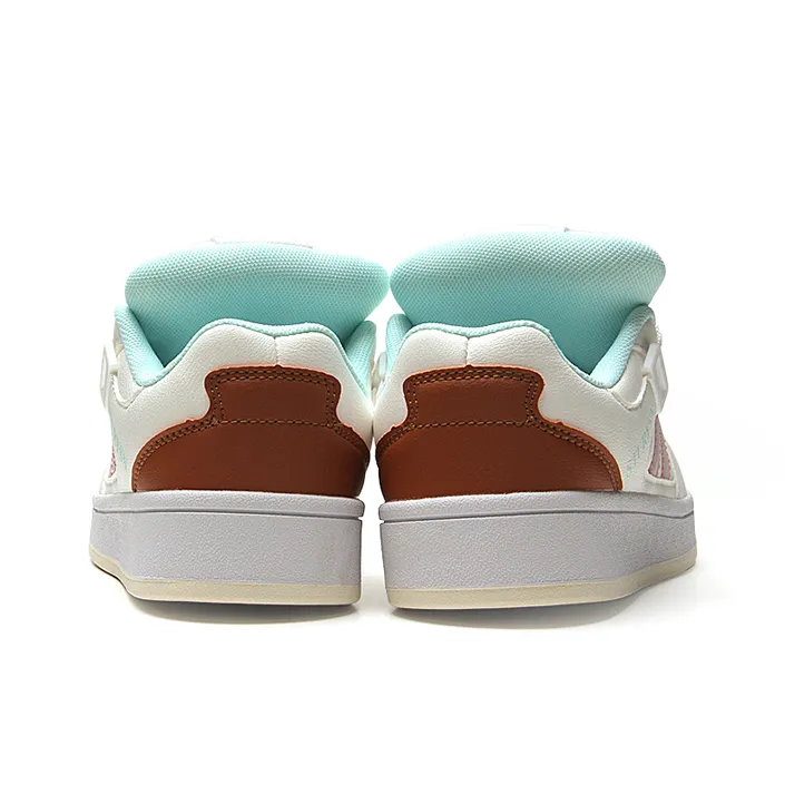 STUR YSN Low Top Skateboard Shoes Women's White Pink Moon-4