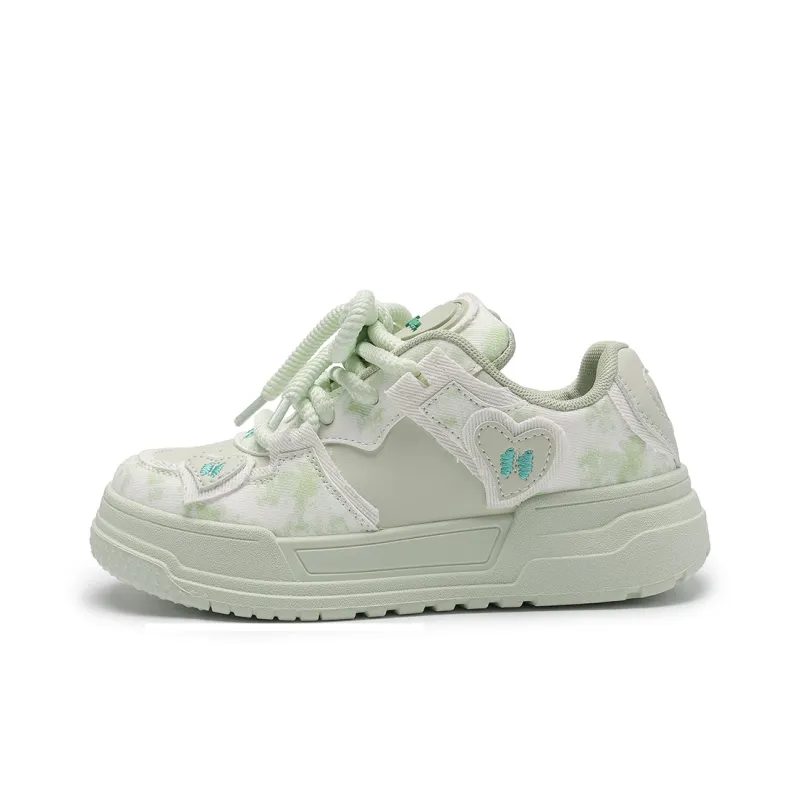 Dafu Leaps Forward Puffy Shoes Anti Slip Wear Resistant Low Top Skateboard Shoes Women's-0