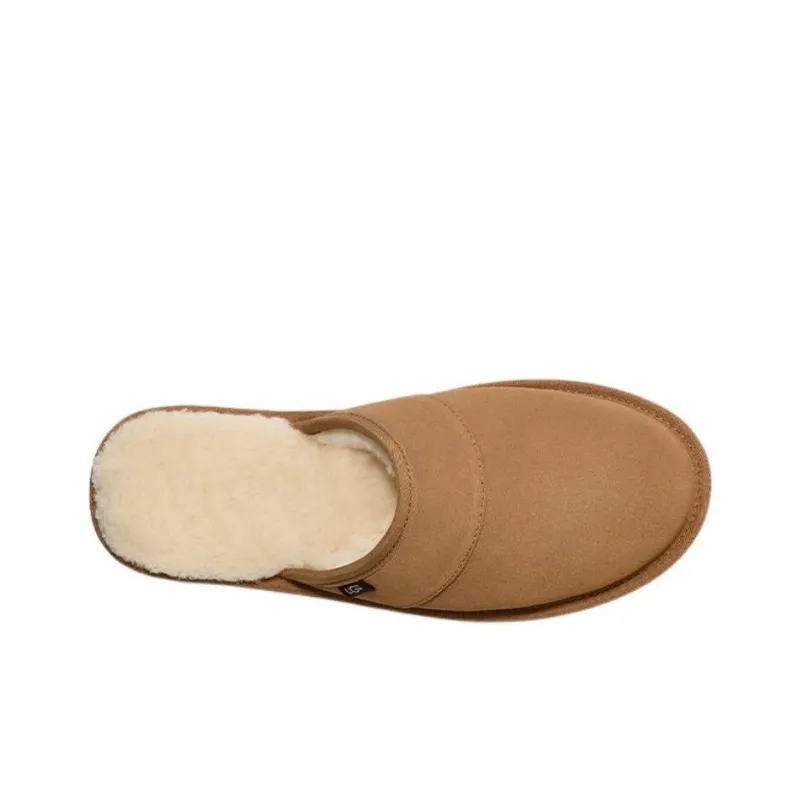 UGG Abrasion Resistant Wrap toe Slippers Men's Chestnut-4