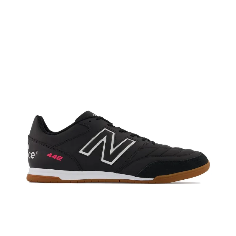 New Balance 442 V2 Team Indoor Black White-1