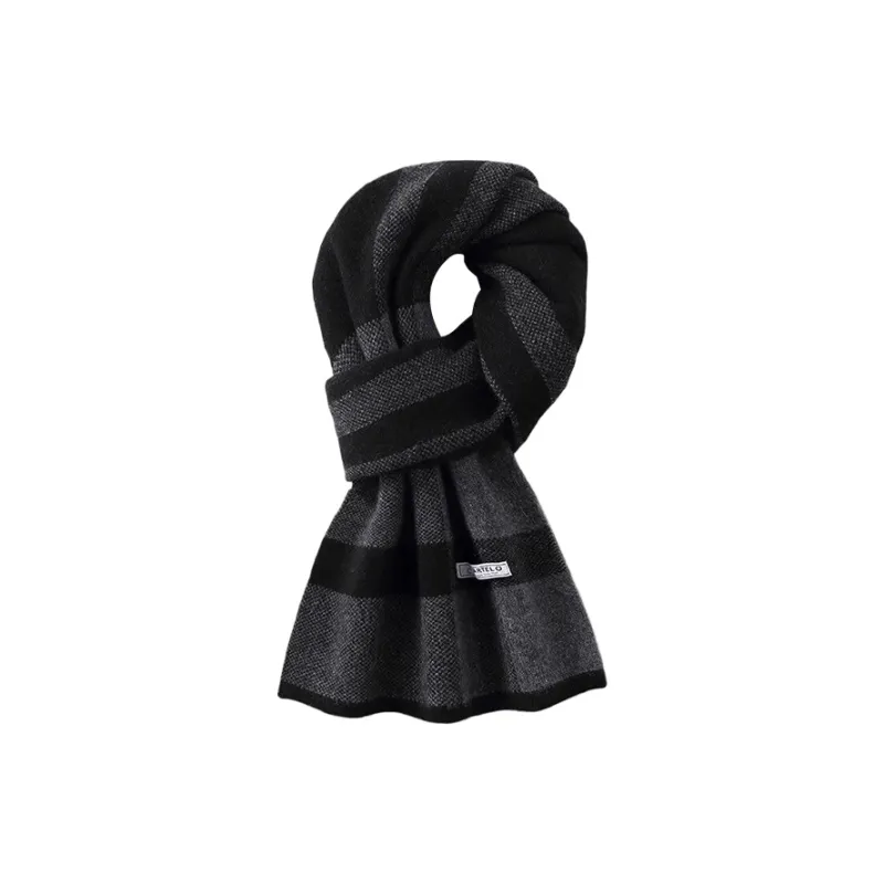 CARTELO Cashmere Knit Scarves Unisex-3