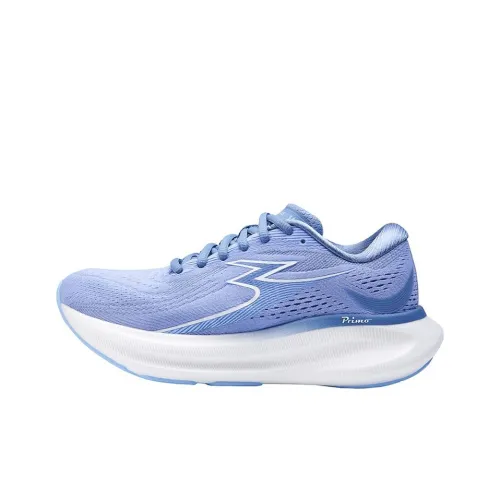 361° Running Shoes Women's Low-Top Floral Cyan Blue/361° White