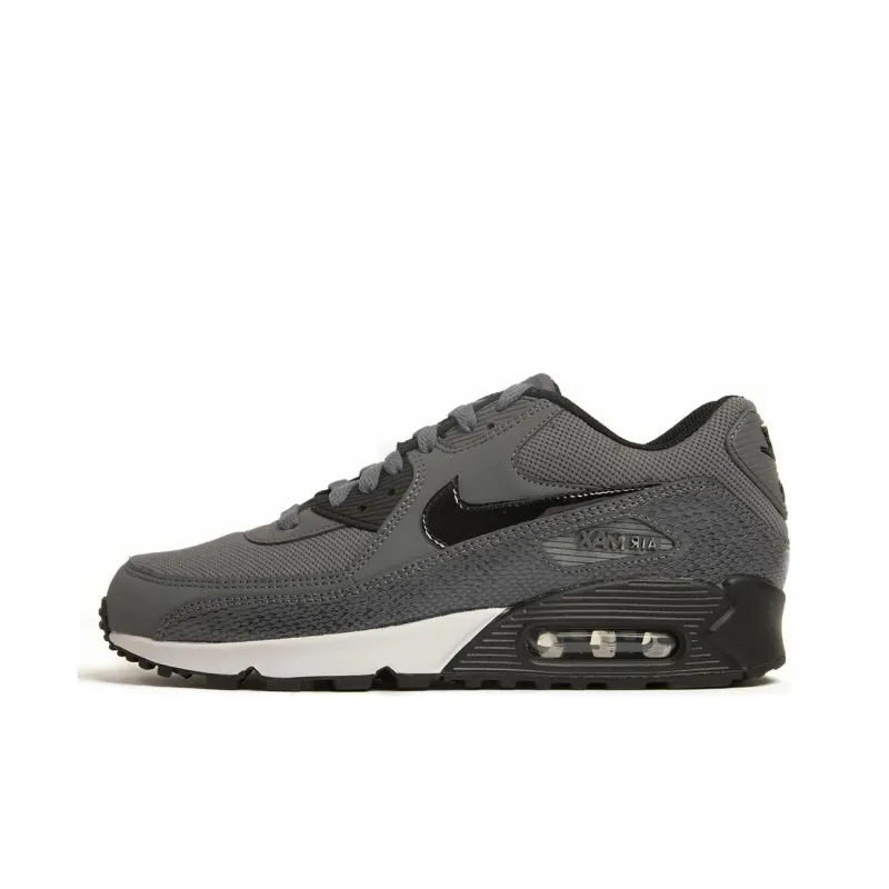 Nike Air Max 90 Anti Slip Wear Resistant Low Top Running Shoes Women's Dark Gray-0