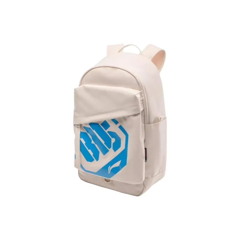 LiNing BadFive Polyester Backpack Regular Unisex Grit Ash-1