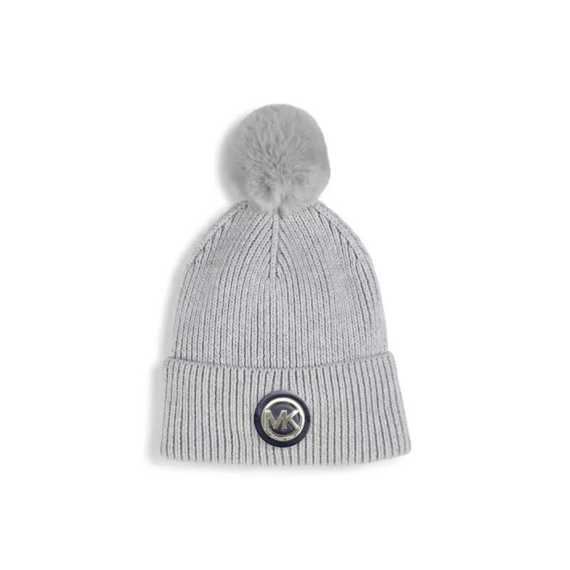 MICHAEL KORS Logo appliqué Ribbed Beanie-0