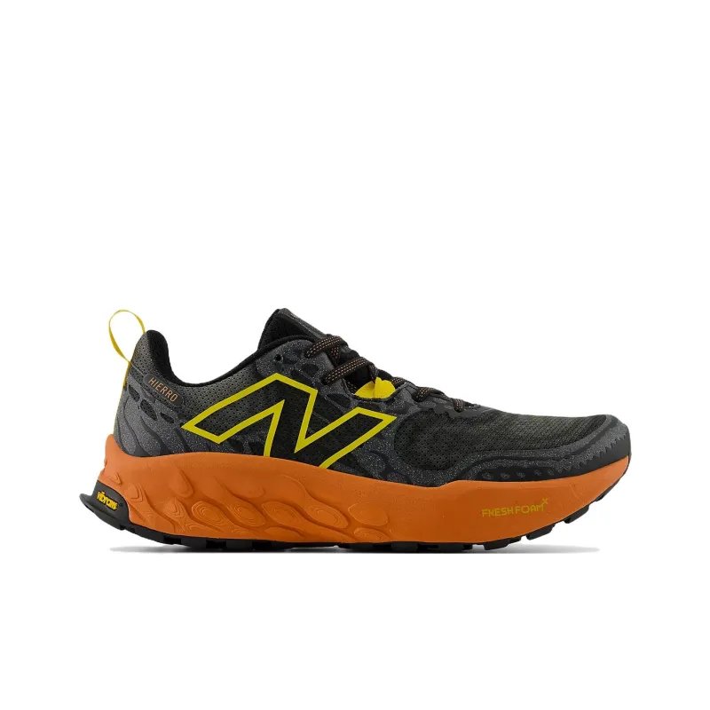 New Balance Fresh Foam X Hierro V8 Anti Slip Wear Resistant Low Top Trail Running Shoes Men's Black-1