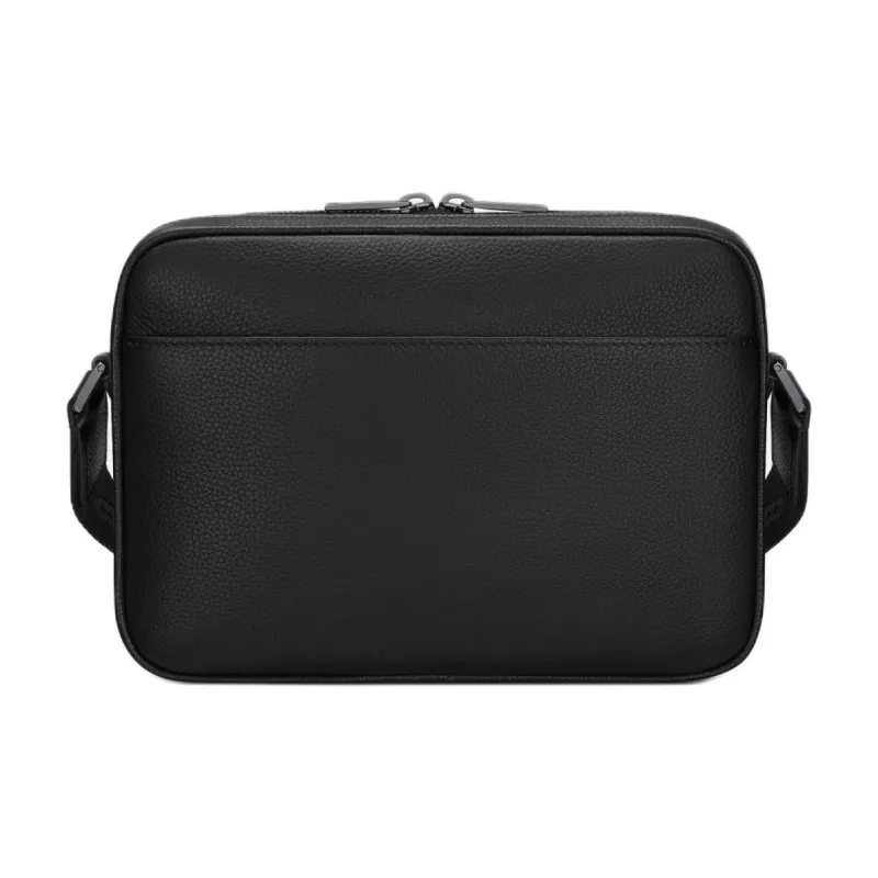 DIOR Oblique Jacquard Canvas With Grainy Calfskin Messenger Bag, Shoulder Bag, Crossbody Bag Men's Black-3
