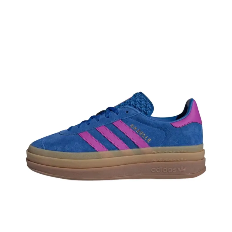 Adidas Gazelle Bold Bold Blue Lucid Pink Women's-0