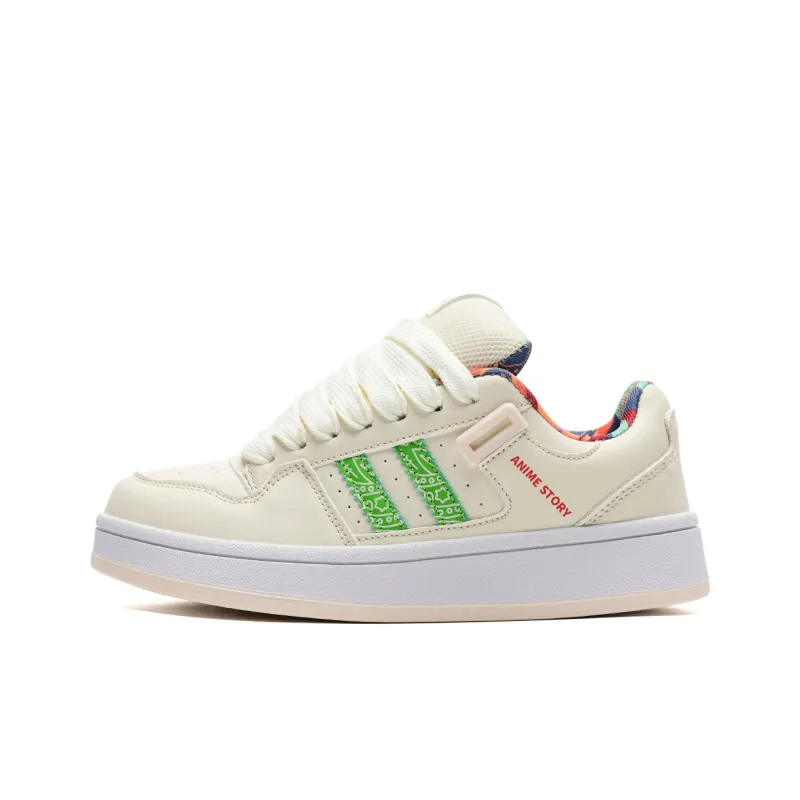 T628 Puffy Shoes, Box Slip Resistant, Abrasion Resistant, Lightweight, Breathable Low Top Skateboard Shoes Unisex-0