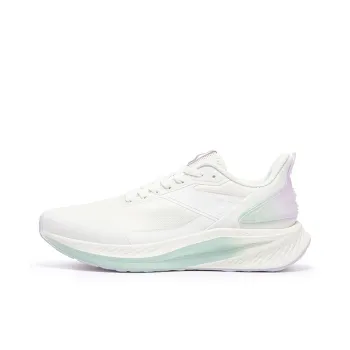 361° Anti Slip Wear Resistant Low Top Casual Running Shoes Women's White Purple