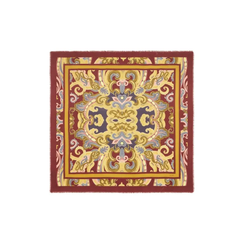 ETRO Paisley print Jacquard Shawl-0