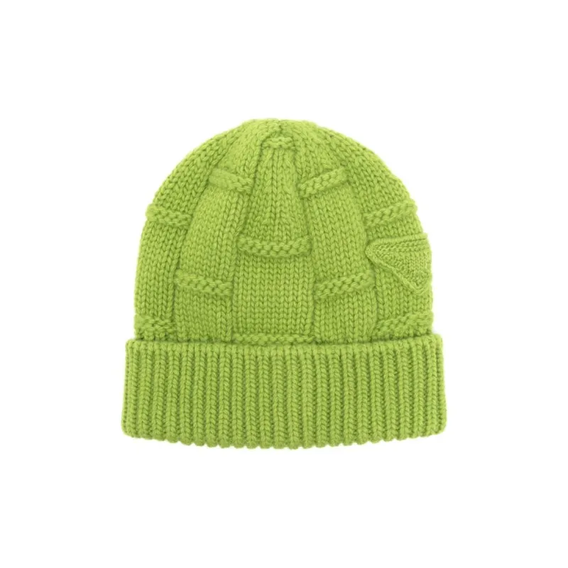 PRADA Cashmere Beanies Women's Green-1